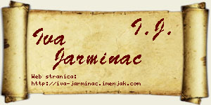 Iva Jarminac vizit kartica